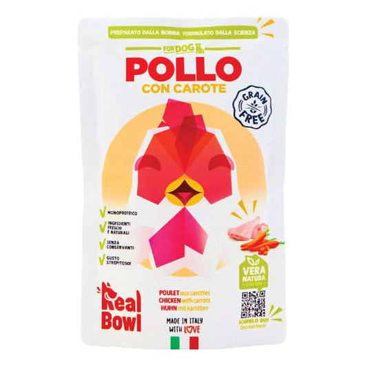 Real bowl busta singola pollo senza cereali 150 g
