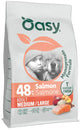 Oasy dry dog monoprotein adult medium/large salmone 2 kg