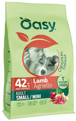 Oasy dry dog original adult small/mini agnello 2 kg