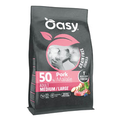 Oasy dry dog grain free adult medium/large maiale 10 kg