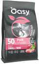 Oasy dry dog grain free adult small/mini maiale 800 g new pack
