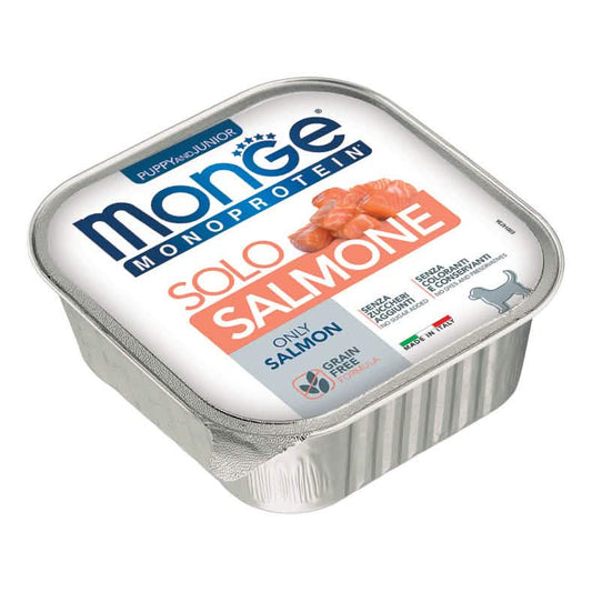 Monge monoprotein puppy solo salmone 150 g