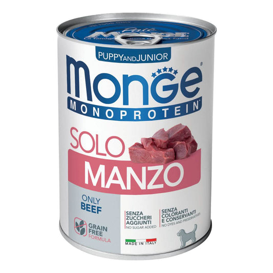 Monge monoprotein puppy solo manzo 400 g