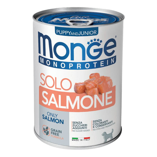 Monge monoprotein puppy solo salmone 400 g