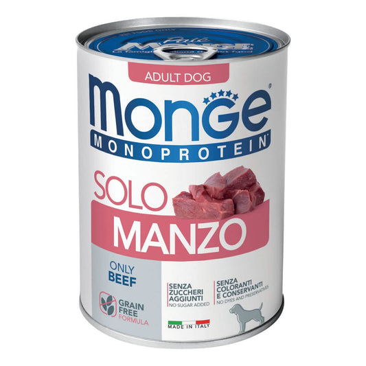 Monge monoprotein solo manzo 400 g