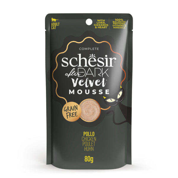 Schesir adult velvet pollo 12x80 g