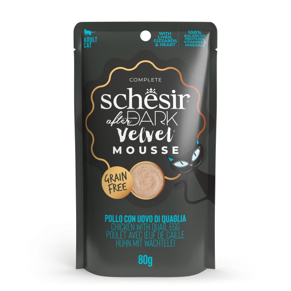 Schesir adult velvet pollo/uova 12x80 g