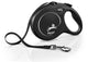 Flexi new classic in fettuccia l 8m nero