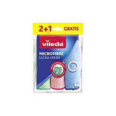 Panni Vileda Ultrafresh - Set 3 Pezzi per la Pulizia della Casa