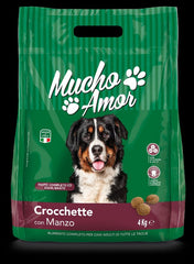 Cibo Secco per Cani Adulto Muchoamor con Manzo - 4kg