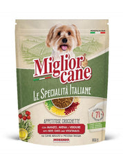 MIGLIORCANE MINI CROC 800GR MAN/AVE/VERD