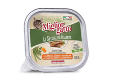 MIGLIORGATTO PATE100GR POL/CAROT/FAGIOL