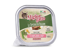 MIGLIORGATTO PATE100GR SUIN/PATAT/PISEL