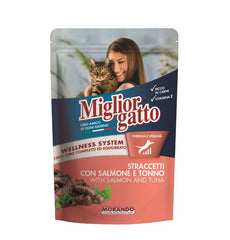 MIGLIORGATTO STRACC 100GR SALMON/TONNO