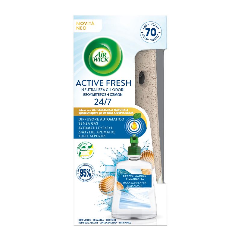 AIR WICK ACTIVE FRESH COMP +RICARICA BREZZA - Scodinzolando