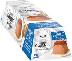 GOURMET REVEL GATTO 4X57GR MOUSSE PESCE