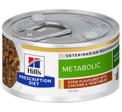 HILLS PD FELINE METABOLIC SPEZZATINO 82 GR