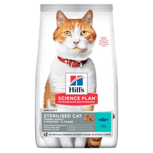 HILLS FELINE ADULT STERILISED TONNO 7 KG