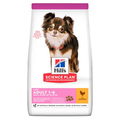 HILLS CANINE ADULT SMALL&MINI LIGHT CHICKEN 1,5 KG NEW