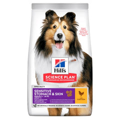 HILLS CANINE ADULT SENSITIVE STOMACH&SKIN MEDIUM CHICKEN 2,5 KG NEW