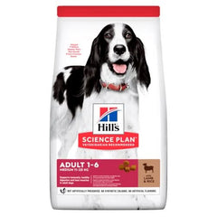 HILLS CANINE ADULT MEDIUM LAMB & RICE 2,5 KG - Nutrizione Completa per Cani Adulti