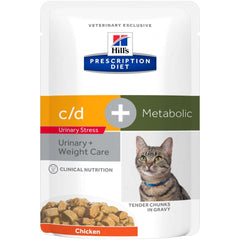 HILLS PD FELINE C/D URINARY STRESS + METABOLIC 85 GR