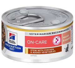 HILLS PD FELINE ON-CARE SPEZZATINO POLLO & VERDURE LATTINA 82 GR