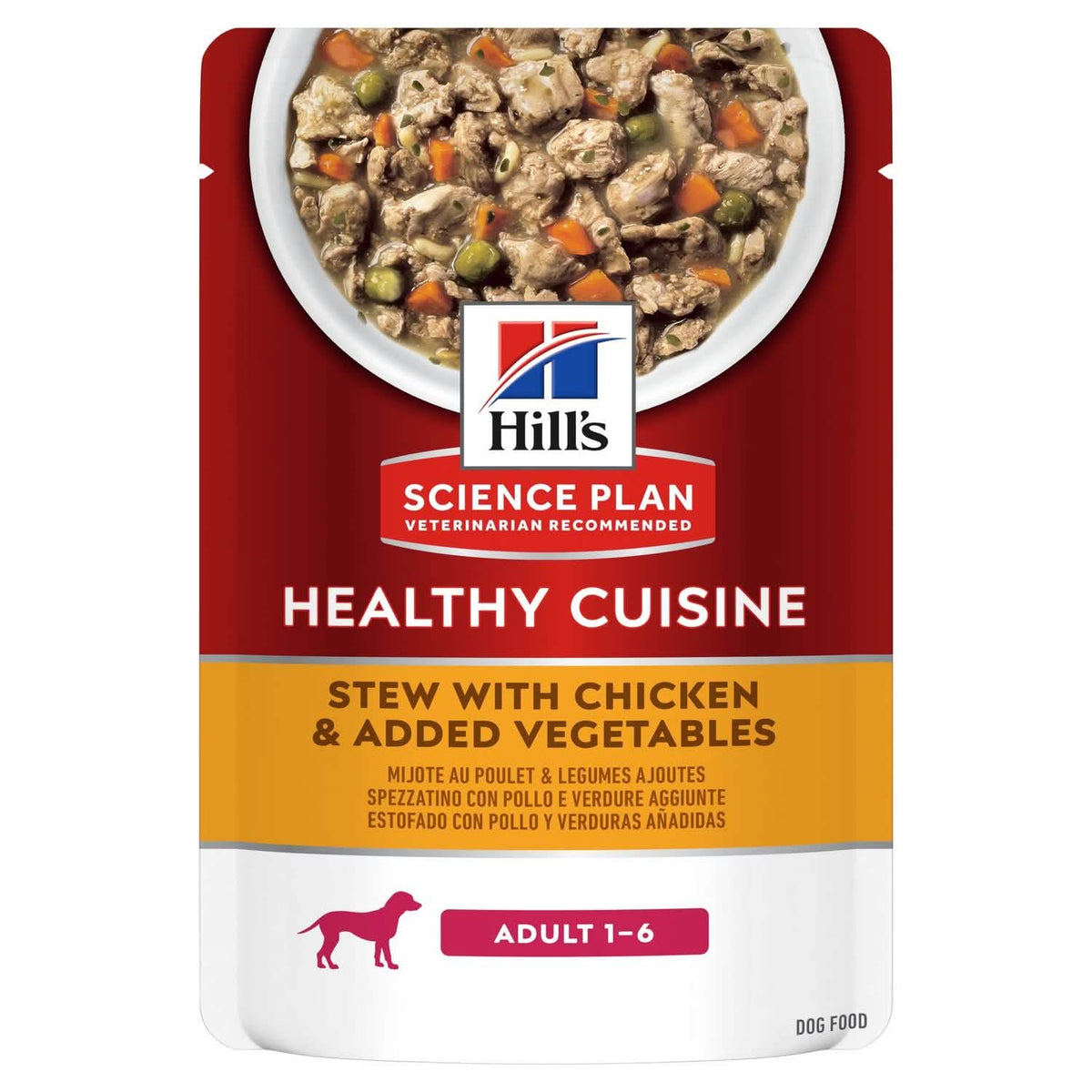 Hills Canine Adult Medium&Large Spezzatino Pollo & Verdure 90 gr