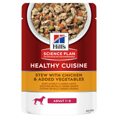 HILLS CANINE ADULT MEDIUM&LARGE SPEZZATINO POLLO & VERDURE 90 GR