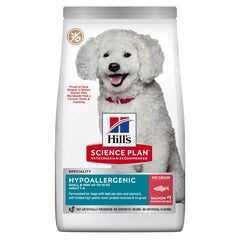 HILLS CANINE ADULT HYPOALLERGENIC SMALL&MINI SALMONE 1,5 KG