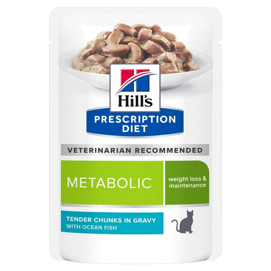 HILLS PD FELINE METABOLIC PESCE OCEANICO BUSTA 85 GR