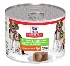 HILLS CANINE PUPPY&MOTHER MOUSSE POLLO LATTINA 200 GR