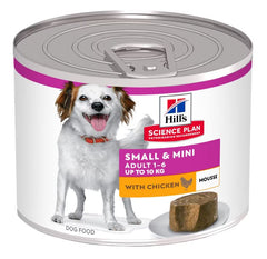 HILLS CANINE ADULT SMALL&MINI MOUSSE POLLO LATTINA 200 GR