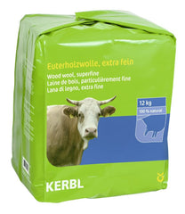 KERBL BOVINI LANA DI LEGNO PER MAMMELLE 12 KG