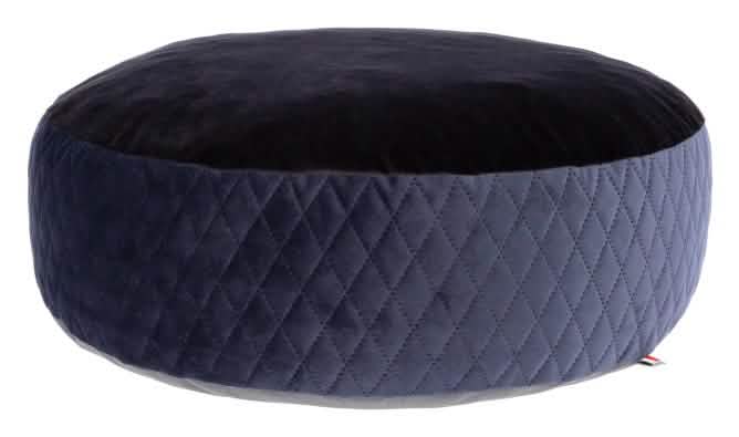 KERBL CANE CUSCINO MATERASSINO POUF 60X18 CM NERO/BLU