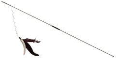 GATTO GIOCO CANNETTA CON PIUME KERBL - 95 CM