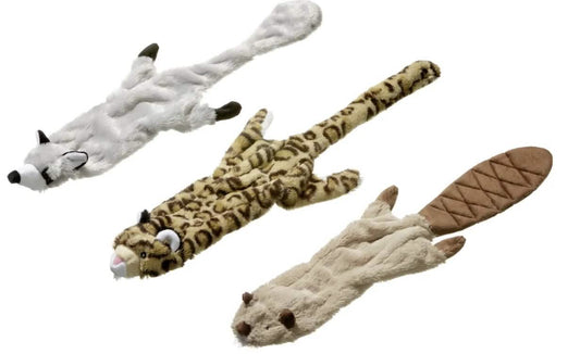 FLAMINGO CANE GIOCO PELUCHE WILD ZOO CASTORO/PROCIONE/LEOPARDO 40 CM (SOGGETTI ASSORTITI)