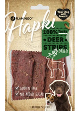 FLAMINGO CANE SNACK HAPKI STRISCE DI CERVO 85 GR