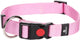 FLAMINGO CANE COLLARE IN NYLON ZIGGI 10 MM X 15-25 CM ROSA