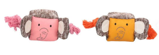 FLAMINGO CANE GIOCO PUPPY LOVE ELEFANTE CON CORDA 22 CM (COLORI ASSORTITI)