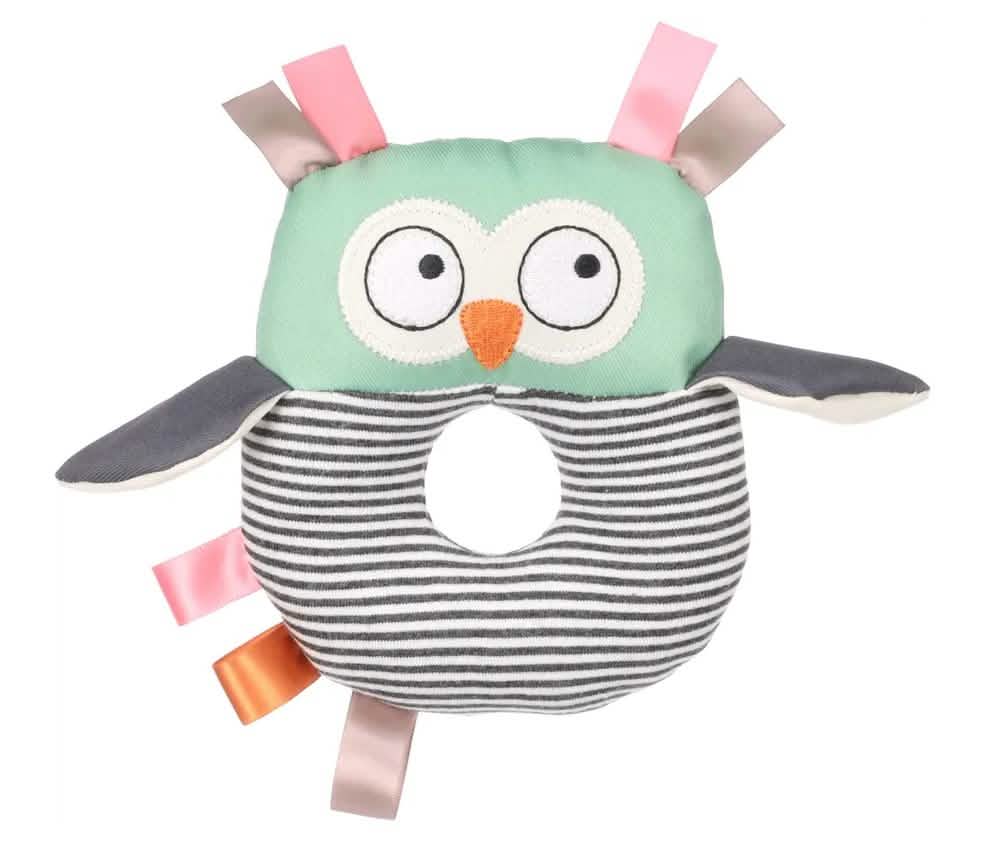 FLAMINGO CANE GIOCO PUPPY LOVE GUFO 16 CM