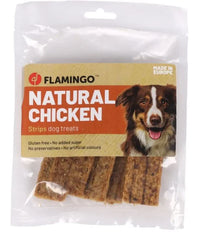 FLAMINGO CANE SNACK NATURE STRISCE DI POLLO 100 GR