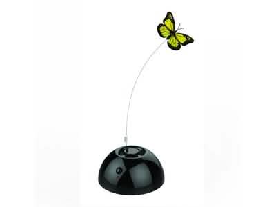 Gioco Mentale per Gatti M-PETS Dancing Butterfly 13x13x5,8 cm Nero