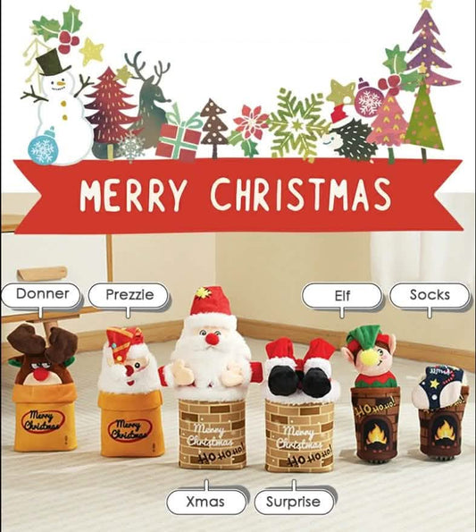 M-PETS XMAS CANE GIOCO SNACK ATTACK ELF