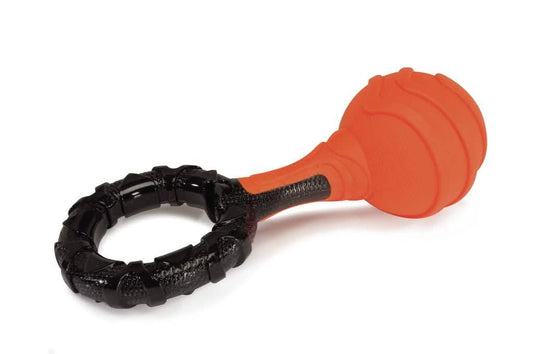 CAMON CANE GIOCO MANUBRIO IN TPR CON ANELLO & PALLA 26 CM