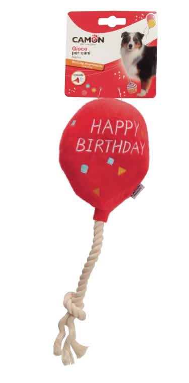 CAMON CANE GIOCO PALLONCINO HAPPY BIRTHDAY 30 CM