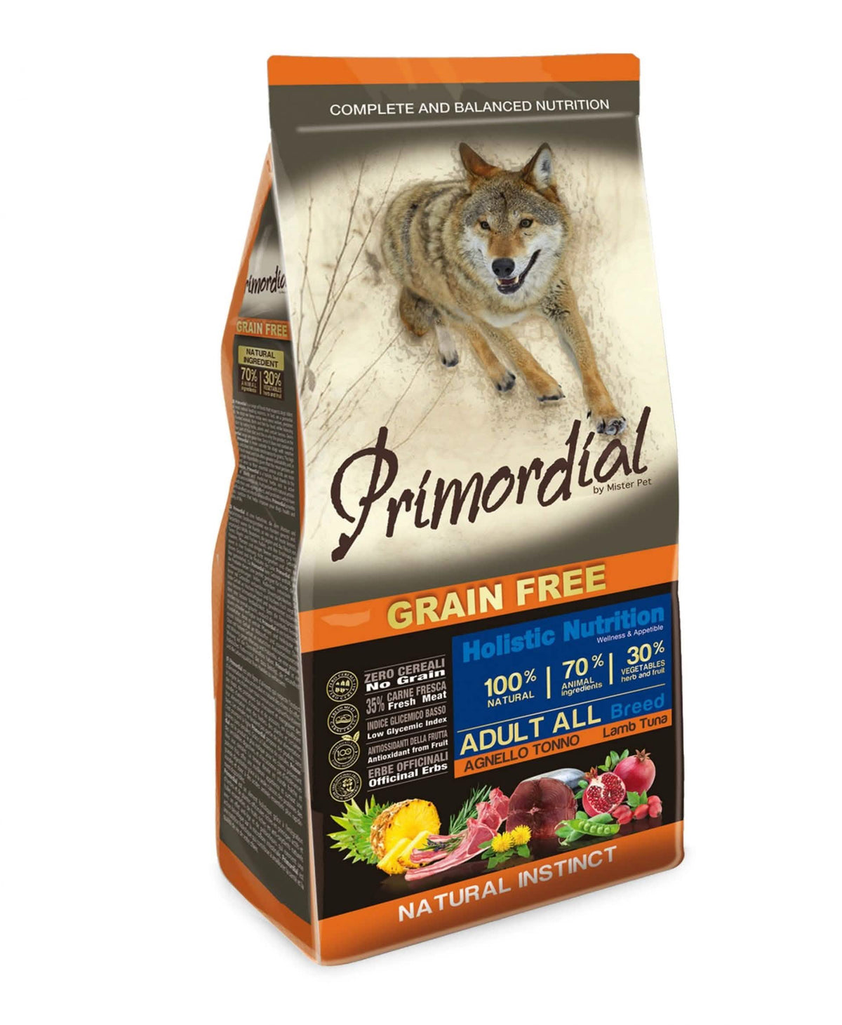 Primordial Cane Adulto Tutte le Razze Tonno e Agnello 2 kg