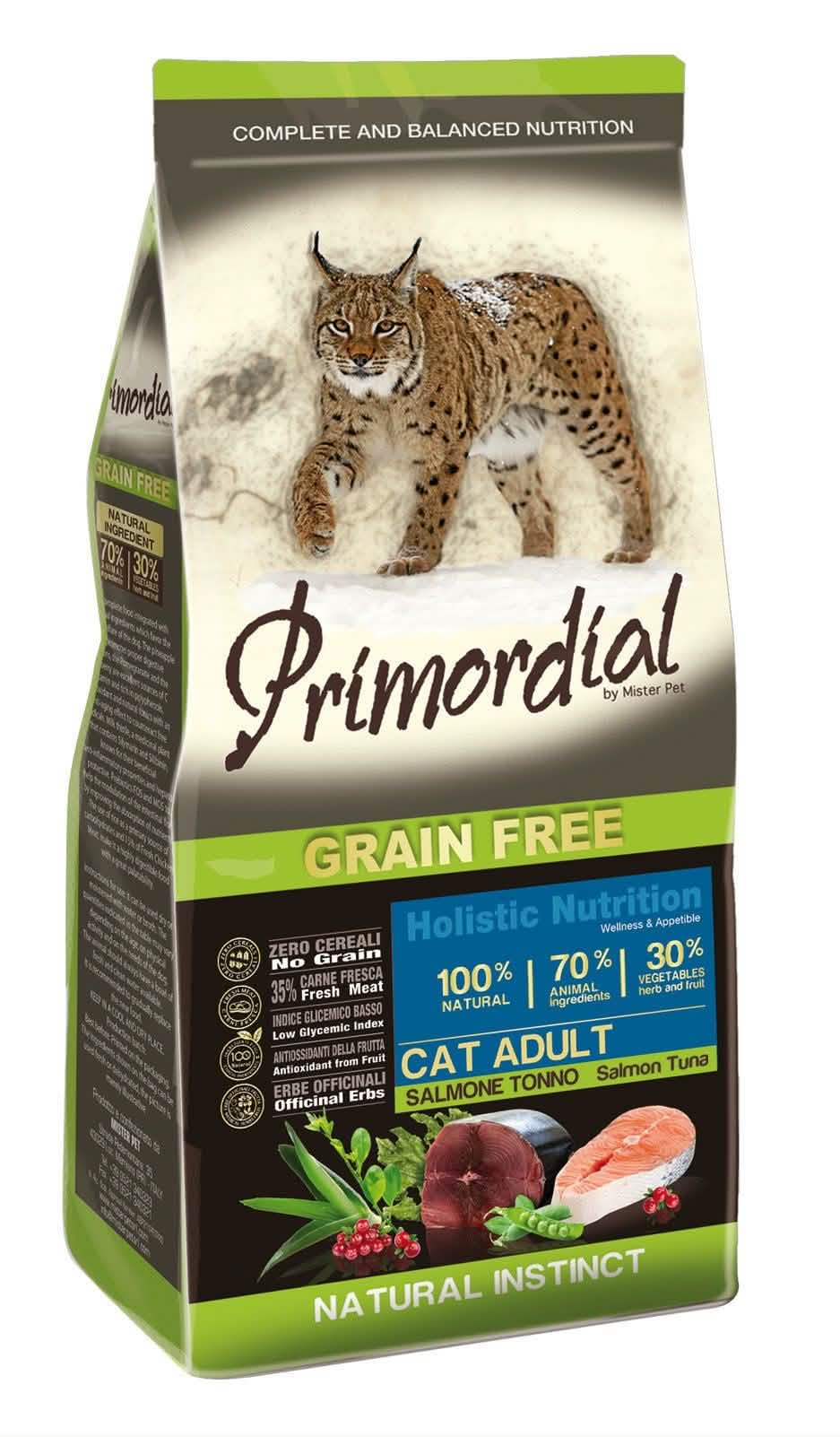 Primordial Gatto Adulto Salmone e Tonno 400 g