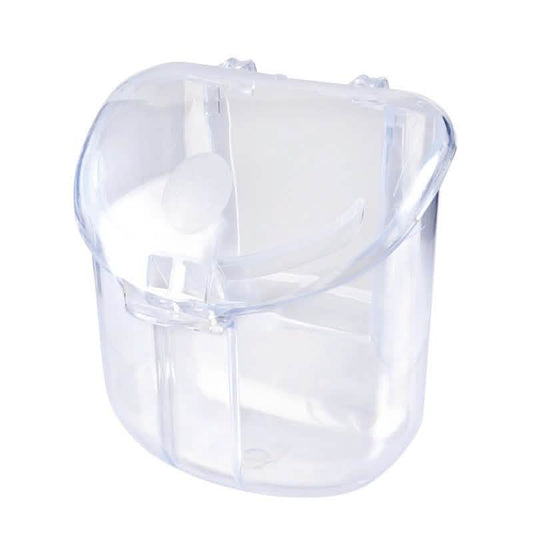 IMAC MANGIATOIA STAR TRASPARENTE (PER CANARINI) 8X8,5X8,5 CM