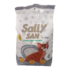 SALLY SAN GATTO LETTIERA AGGLOMERANTE CARBONI ATTIVI 5 KG